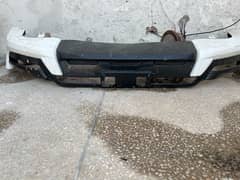 front bumper extender abs plastic fortuner 2022 model