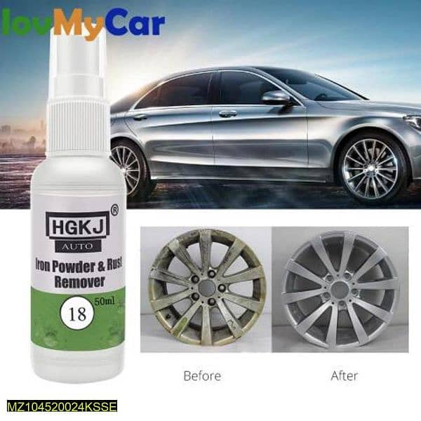 iron powder and car rust remover 0