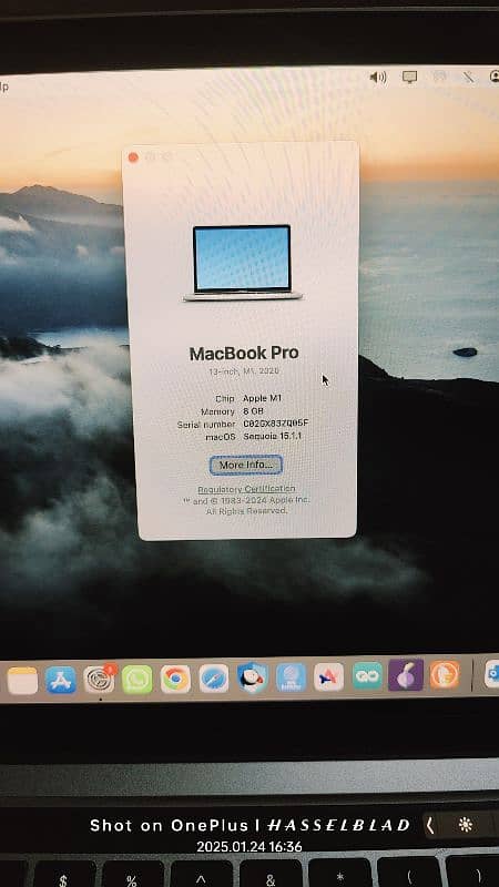 MACBOOK PRO 13-INCH M1 CHIP 8GB/512GB 14