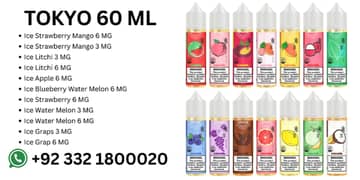 Tokyo 30 ML / tokyo 60ML / E juice  | Flavour