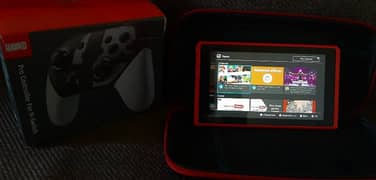 Nintendo switch v2 "With Warranty" rare edition with accessories.