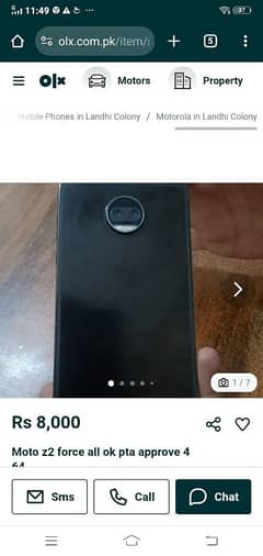 Moto z2 force all ok pta approve 4 64