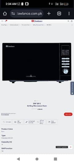 Dawlance Microwave Oven