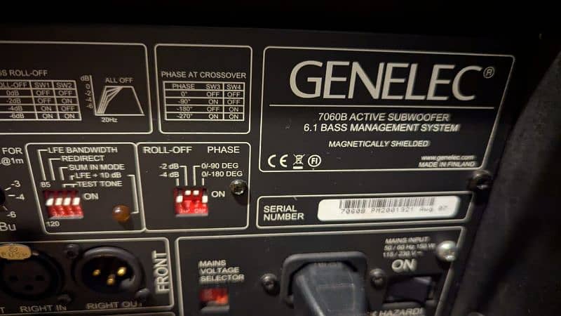 Genelic subwoofer (Klipsch,Denon,marantz,Bose,speakers,amplifier,kef) 2