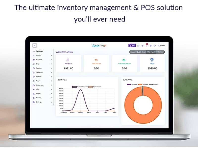 SalePro POS, Inventory Management System, HRM & Accounting (Lifetime) 1