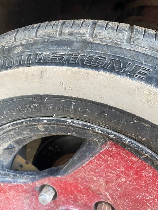 tyre with alloy rim for sale 3