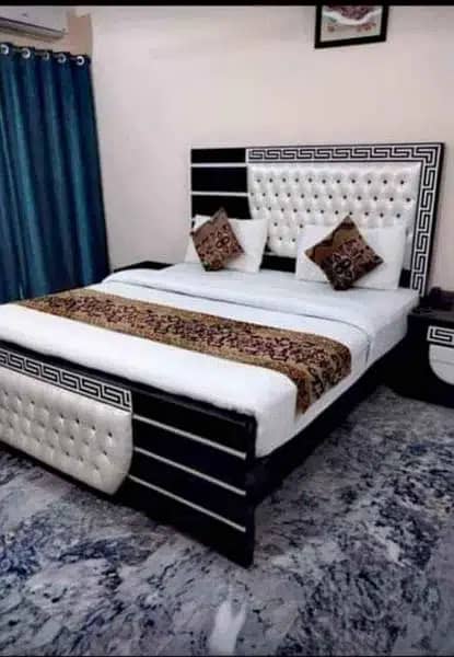 bed set/double bed /king size double bed/bridal set /poshish furnitur 17