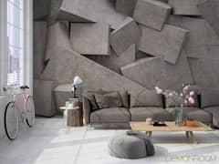 Wallpaper/Wooden flooring/Ceiling/ Cntct WhatsApp 03009874271