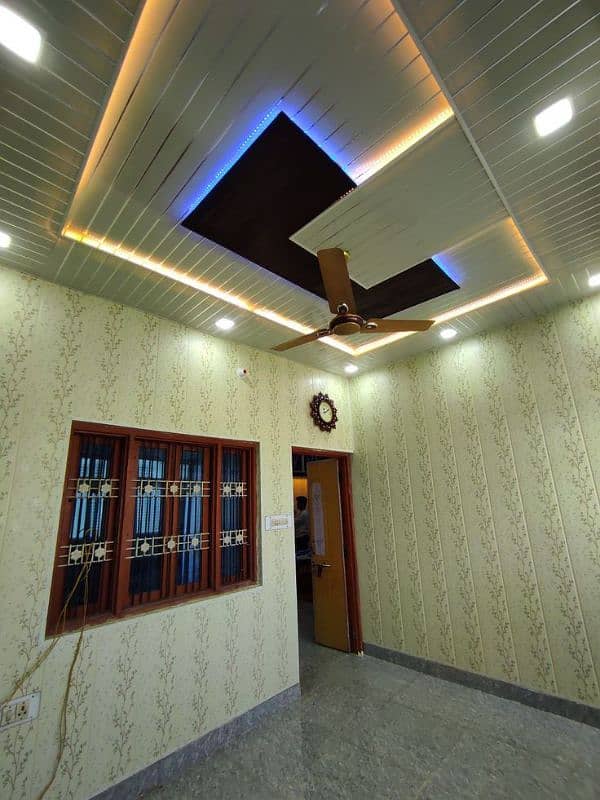 Wallpaper/Wooden flooring/Ceiling/ Cntct WhatsApp 03009874271 18