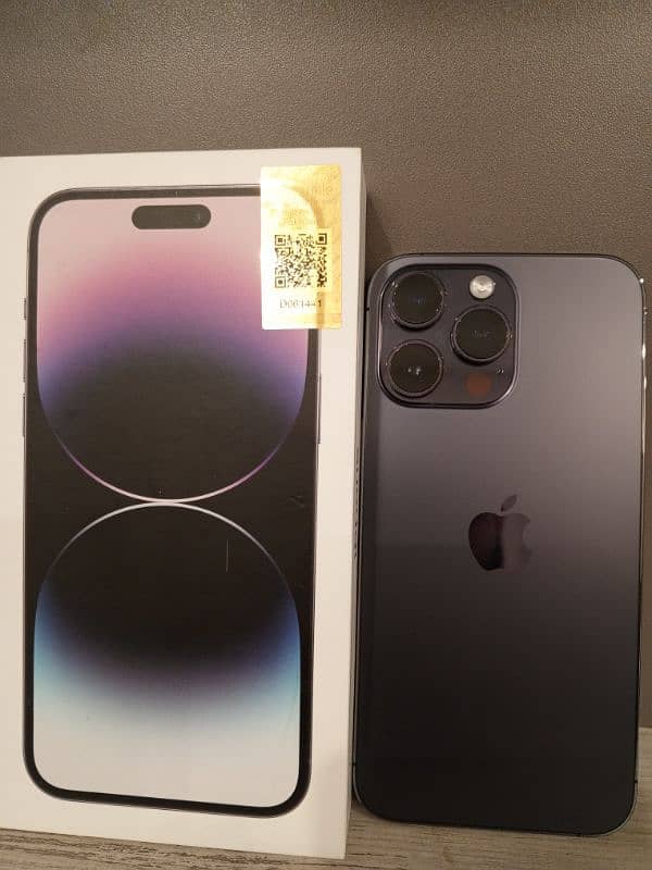 I phone 14 pro max 128gb dual physical 1