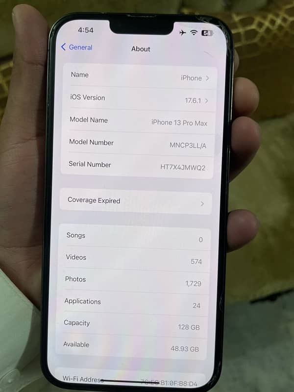 IPHONE 13 PRO MAX (jv) 128 GB non pta 8