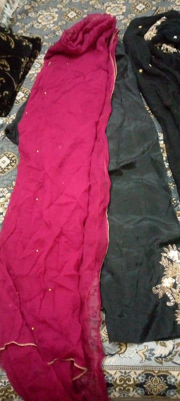 black n maroon dress 3