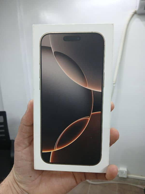 iphone 16pro max 256gb non pta new box pack 0