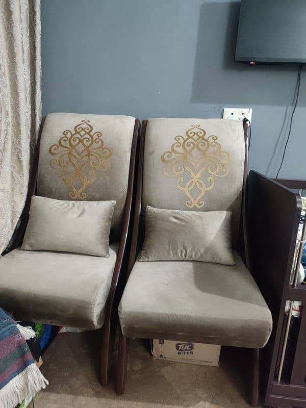 Pair of poshish chairs with good lumbar support 2