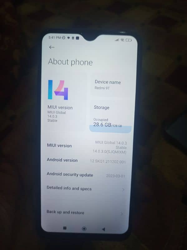 redmi 6+2 GB ram 128 GB memory 6