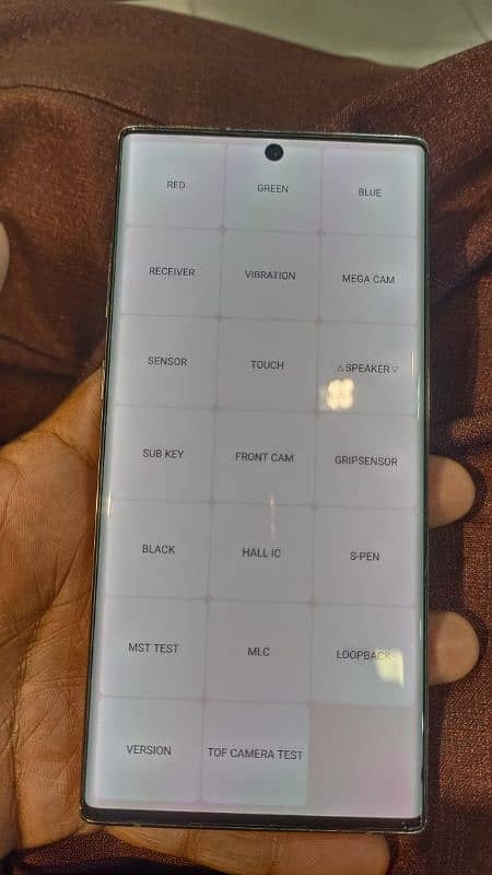 Samsung Note 10Plus minor Dot 5