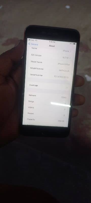 iphone 8plus 256Gb Official PTA approved With only Box 1