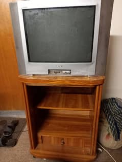 TV Trolley + Tv. . .