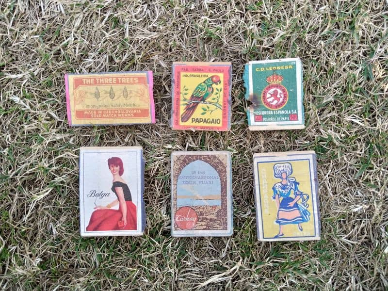 Vintage Matchbox Label Collection 1