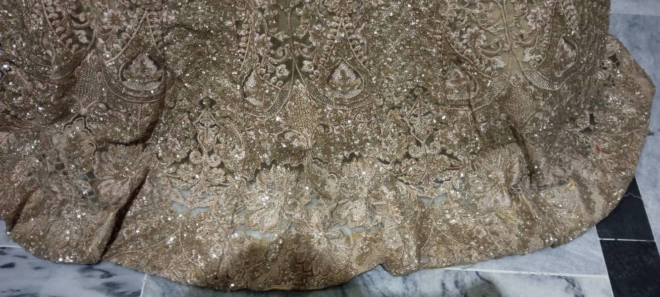 Bridal lehenga with Mixed Work ,Very beutiful and unique peice 2