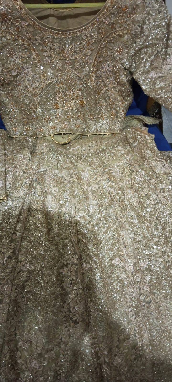 Bridal lehenga with Mixed Work ,Very beutiful and unique peice 7