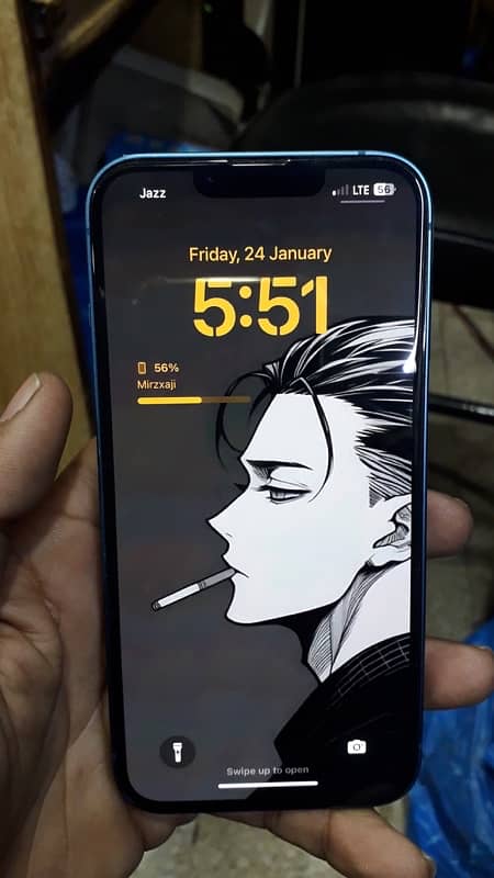 iPhone 13  128 gb NON PTA SIM TIME ONE MONTH BATTERY HEALTH 84% 0