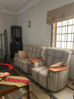 6 seater sofa set and 2 seater new swing