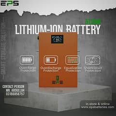 Lithium-ion Phosphate Batteries By ESP - ( 12v , 2.5kw , 05kw , 10kw )