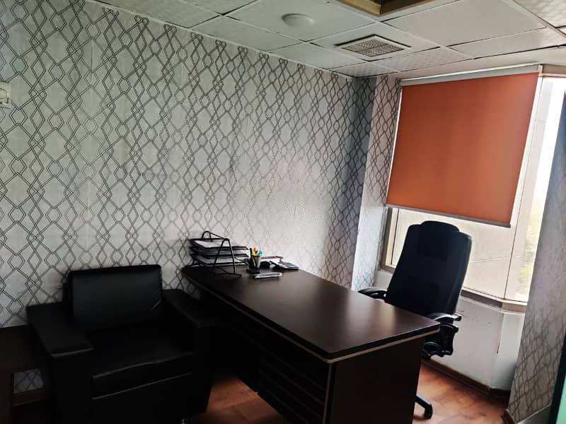 2000 Sqft Brand New Semi Furnished Office Original Pics Main Boulevard Gulberg For Rent 2