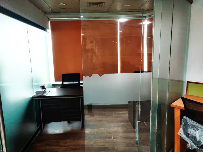 2000 Sqft Brand New Semi Furnished Office Original Pics Main Boulevard Gulberg For Rent 3