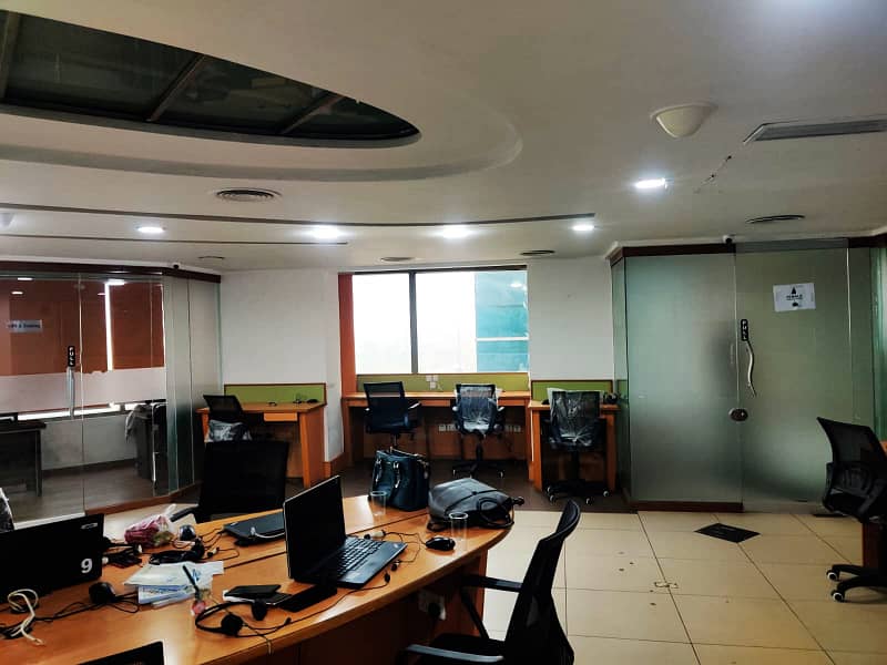 2000 Sqft Brand New Semi Furnished Office Original Pics Main Boulevard Gulberg For Rent 4