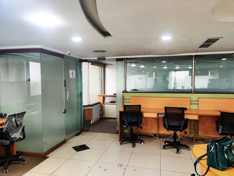 2000 Sqft Brand New Semi Furnished Office Original Pics Main Boulevard Gulberg For Rent 5