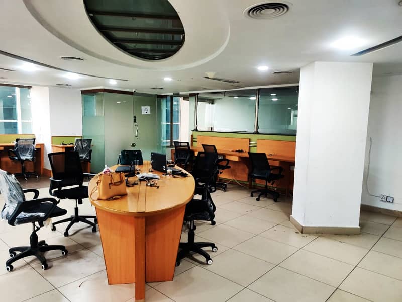 2000 Sqft Brand New Semi Furnished Office Original Pics Main Boulevard Gulberg For Rent 7