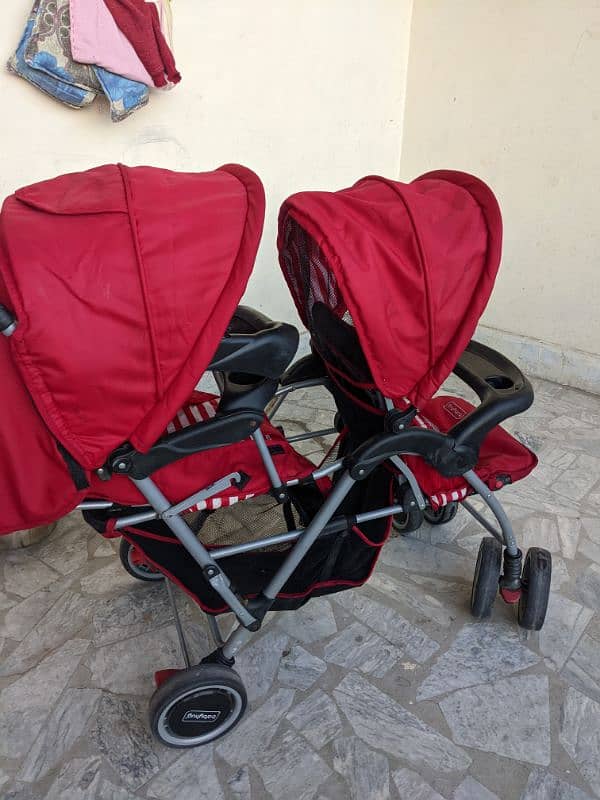 imported baby walker double sites 3