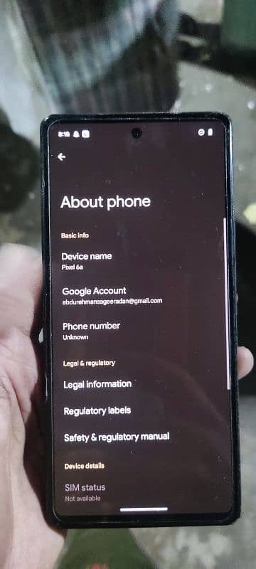 Google pixel 6a all ok no open no repair 2