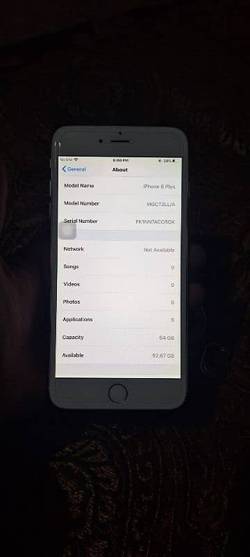 iphone 6 plus pta approved urgently sale 4