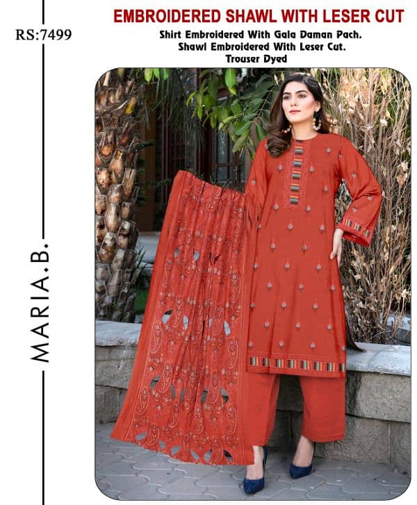 women clothes 40 % sale brand new unstitched winter collection 1