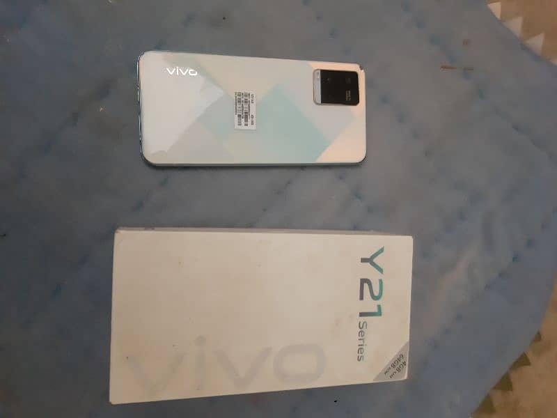 vivo y21 with box 4 64 glass change all okay urgent sale read more 8