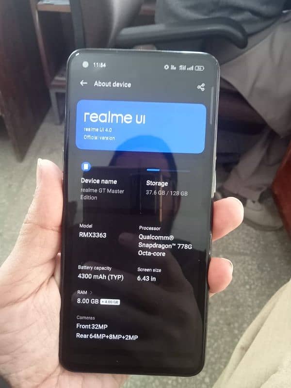 Realme GT Master with box 0