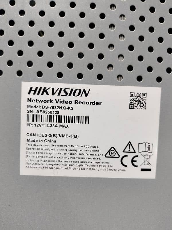 Hikvision NVR 32 Channel 0