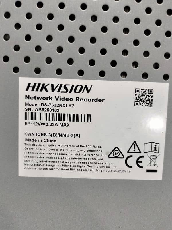 Hikvision NVR 32 Channel 1