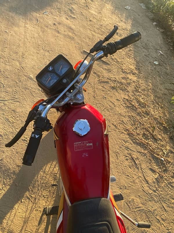 honda cg 125 red color 2