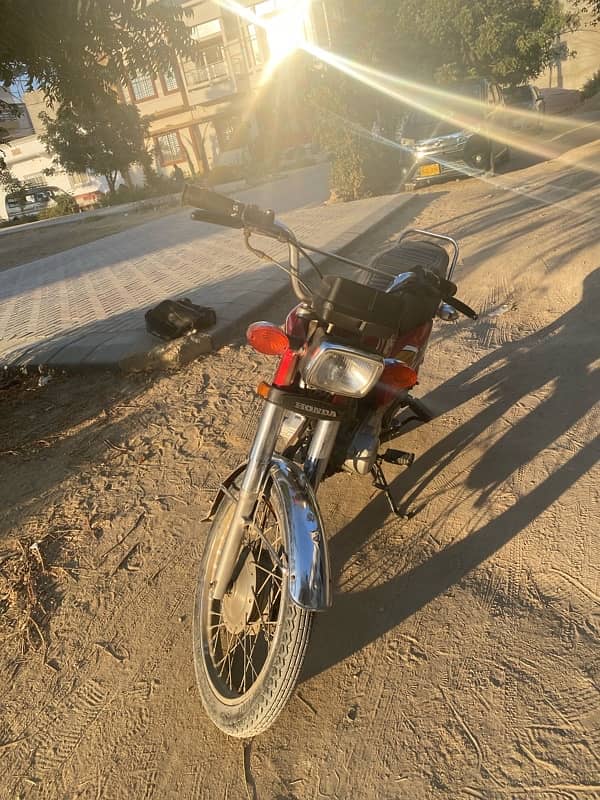 honda cg 125 red color 5