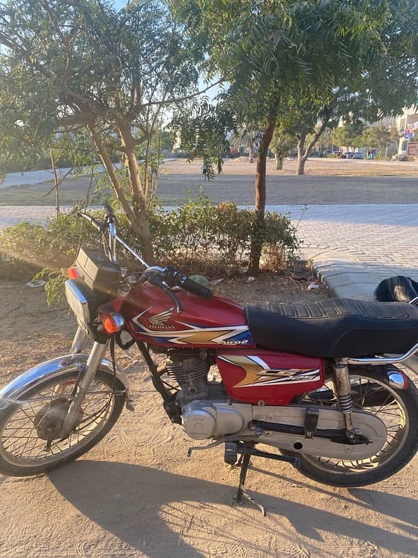 honda cg 125 red color 9