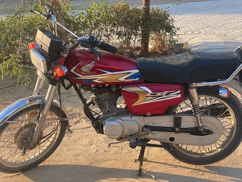 honda cg 125 red color 10