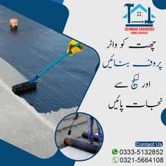 Roof water proofing Services- Heat proofing - Bathroom leakage