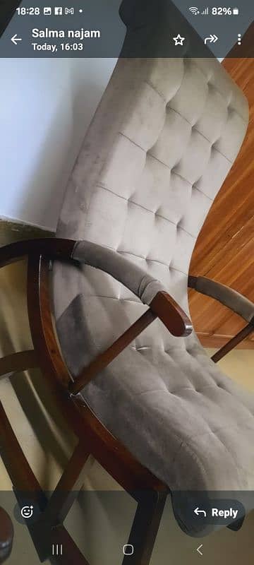 almost new elegant style easy chair 1