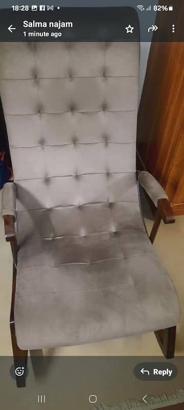 almost new elegant style easy chair 2