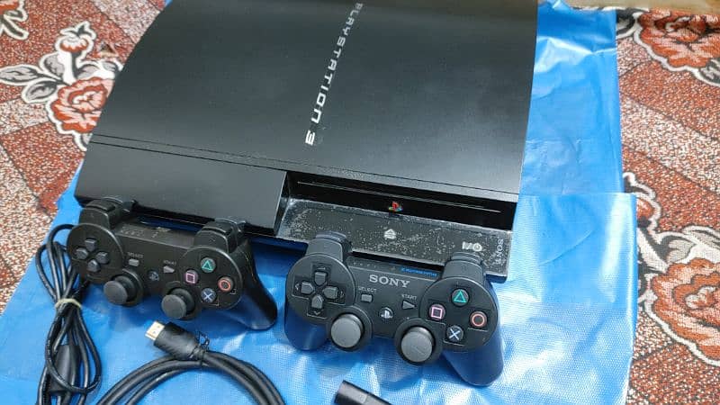 jailbreak ps3/500gb/45 games install tow controllers wirelless 2