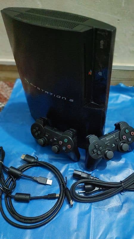 jailbreak ps3/500gb/45 games install tow controllers wirelless 3